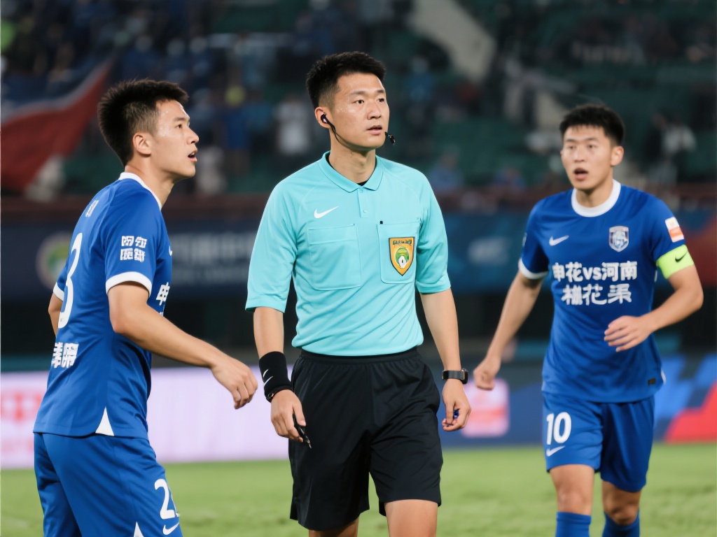 相比之下，梁松尚作为中生代裁判的代表，他