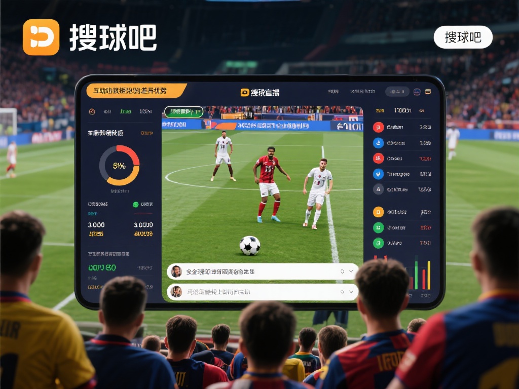 相比传统直播，搜球吧通过互动功能和专业数