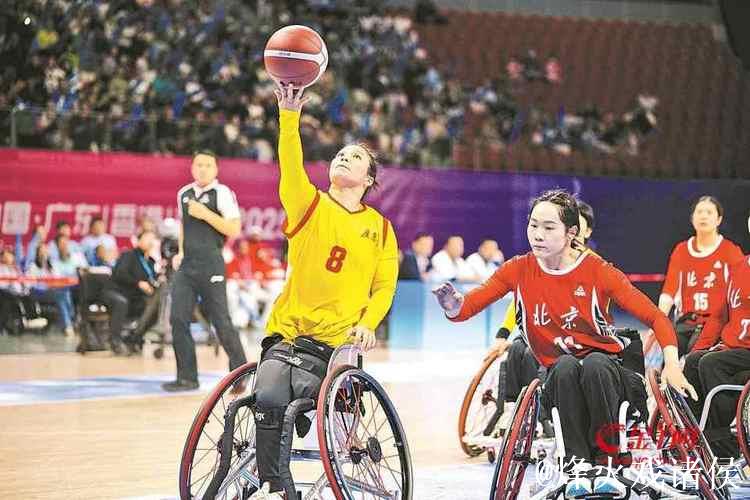 广东三人制轮椅篮球女队取得五连胜